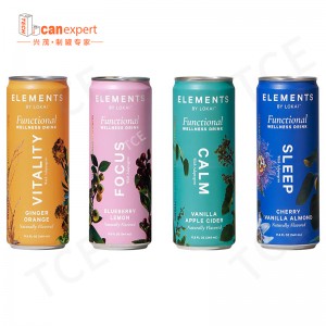 Оптовая продовольственная упаковка безопасности пустое 250 мл 500 мл печатных алюминиевых напитков для пивных напитков Упаковка металлическая бутылка